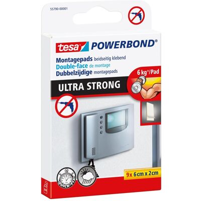 tesa, Colla per foto + per poster, Powerbond Pad di montaggio ultra forte tesa, Colla per foto + per poster, Powerbond Pad di montaggio ultra forte