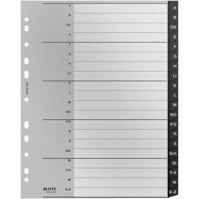 Leitz, Accessori per classificatore, Registro Riciclare Leitz, Accessori per classificatore, Registro Riciclare