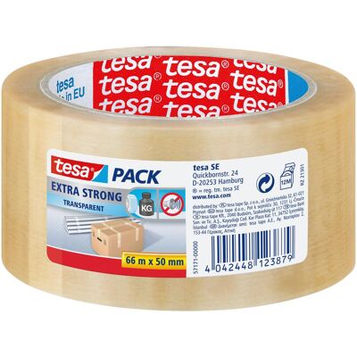 tesa, Nastro adesivo, tesapack PVC trasparente (50 mm) tesa, Nastro adesivo, tesapack PVC trasparente (50 mm)