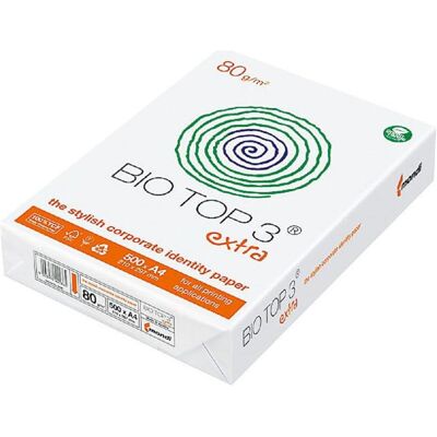 Bio Top Carta da Stampare - 80 g/m², 2500 x A4 - Carta copia Bio Top Carta da Stampare - 80 g/m², 2500 x A4 - Carta copia