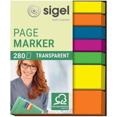 Sigel, Post-it, Marcatore adesivo - Mix (50 x 63 mm) Sigel, Post-it, Marcatore adesivo - Mix (50 x 63 mm)