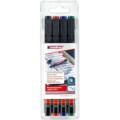 Edding, Evidenziatori, Ohp (4x) Edding, Evidenziatori, Ohp (4x)