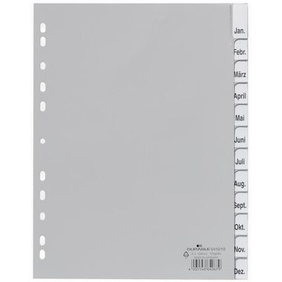 Durable, Accessori per classificatore, Registro PP Durable, Accessori per classificatore, Registro PP