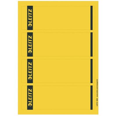 Leitz, Accessori per classificatore, Etichette dorsali scrivibili in PC per cartelle a 180° di qualità Leitz, Accessori per classificatore, Etichette dorsali scrivibili in PC per cartelle a 180° di qualità