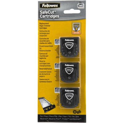 Fellowes Lama di ricambio Safecut - 3 stili, Tagliatrice, Trasparente Fellowes Lama di ricambio Safecut - 3 stili, Tagliatrice, Trasparente