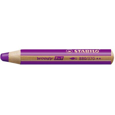 STABILO Woody 3 in 1 Viola - Matite colorate STABILO Woody 3 in 1 Viola - Matite colorate