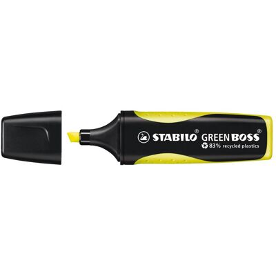 Evidenziatore STABILO GREEN BOSS - Punta doppia - Riciclato Evidenziatore STABILO GREEN BOSS - Punta doppia - Riciclato