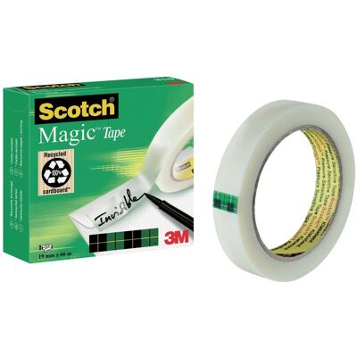 Scotch, Nastro adesivo, Nastro adesivo magico (19 mm) Scotch, Nastro adesivo, Nastro adesivo magico (19 mm)
