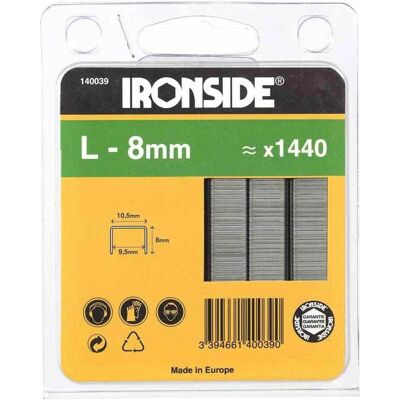 Ironside, Graffette, Graffa 8 mm, L (1440x) Ironside, Graffette, Graffa 8 mm, L (1440x)
