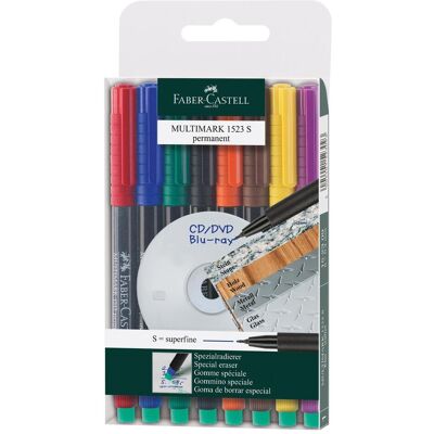 Faber-Castell, Evidenziatori, MULTIMARK - marcatore permanente (8x) Faber-Castell, Evidenziatori, MULTIMARK - marcatore permanente (8x)
