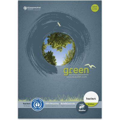 Ursus, Quaderno + Bloc notes, Blocco lettere verde (A4, Quadretti, Copertina morbida) Ursus, Quaderno + Bloc notes, Blocco lettere verde (A4, Quadretti, Copertina morbida)