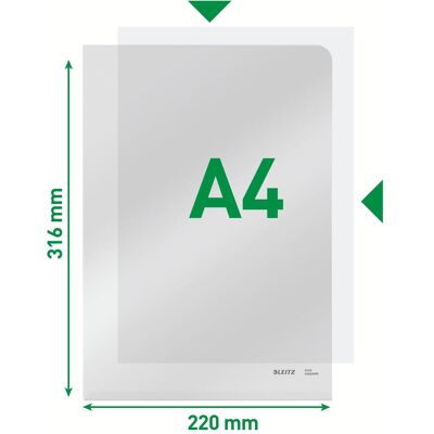 Leitz Modello 41530055 - Custodia in PVC - Verde Leitz Modello 41530055 - Custodia in PVC - Verde