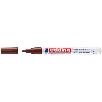 Edding, Evidenziatori, Marcatore a vernice 751 CREA Brown (10x) Edding, Evidenziatori, Marcatore a vernice 751 CREA Brown (10x)