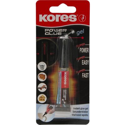 Kores, Colla, Supercolla Power Glue Gel (3 g) Kores, Colla, Supercolla Power Glue Gel (3 g)