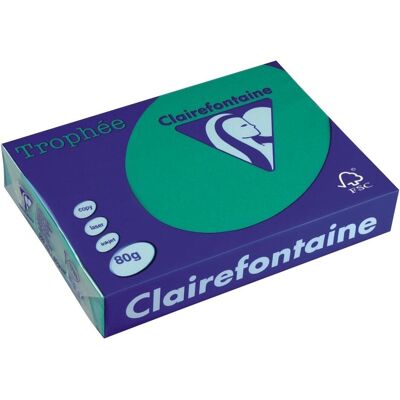 Clairefontaine Trophée Intens - Carta colorata A4, 80g, 500 fogli Clairefontaine Trophée Intens - Carta colorata A4, 80g, 500 fogli