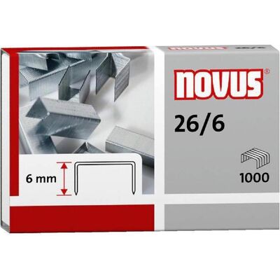 Novus, Chiodi e punti metallici per graffettatrice, Graffette Novus, Chiodi e punti metallici per graffettatrice, Graffette