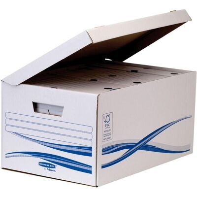 Fellowes Archiviazione di documenti, 4460502 - Carta - Bianco - A4 - 260 x 526 x 350 mm (A4) Fellowes Archiviazione di documenti, 4460502 - Carta - Bianco - A4 - 260 x 526 x 350 mm (A4)