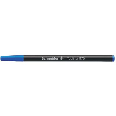Schneider, Cartucce di ricambio + Calamaio, Ricarica di ricambio per Topliner 911 (Blu, 0.40 mm, 1 pz.) Schneider, Cartucce di ricambio + Calamaio, Ricarica di ricambio per Topliner 911 (Blu, 0.40 mm, 1 pz.)