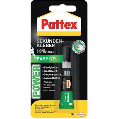 Pattex, Colla, Gel PowerEasy (3 g, 3 ml) Pattex, Colla, Gel PowerEasy (3 g, 3 ml)