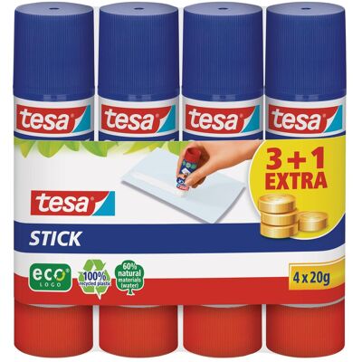 tesa, Colla stick, 4x colla stick ecoLogo tesa, Colla stick, 4x colla stick ecoLogo