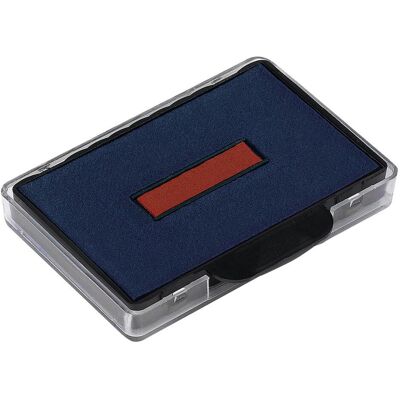 Trodat, Timbro, Cuscino di ricambio blu/rosso Blister da 2 Trodat, Timbro, Cuscino di ricambio blu/rosso Blister da 2