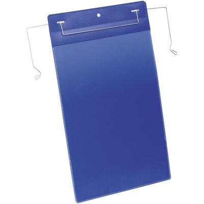 Durable, Cartelletta portadocumenti, Tasca per appendiabiti in filo metallico A4 alto (A4, Buonumore, 50 pz.) Durable, Cartelletta portadocumenti, Tasca per appendiabiti in filo metallico A4 alto (A4, Buonumore, 50 pz.)