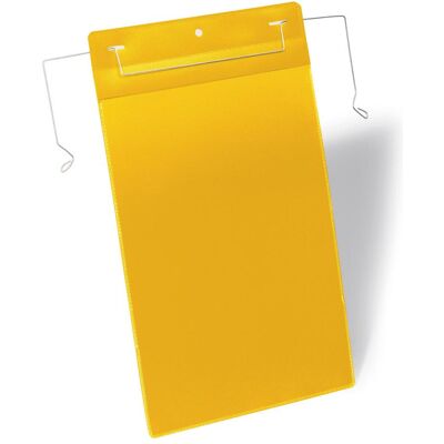 Durable, Cartelletta portadocumenti, Buste per cartellini con gancio (A4, Buonumore, 50 pz.) Durable, Cartelletta portadocumenti, Buste per cartellini con gancio (A4, Buonumore, 50 pz.)