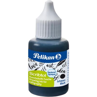 Pelikan Cartucce di ricambio + Calamaio, Inchiostro Scribtol (Nero, 1 pz.) Pelikan Cartucce di ricambio + Calamaio, Inchiostro Scribtol (Nero, 1 pz.)