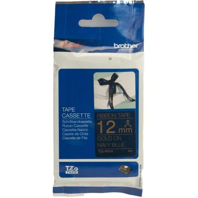 Brother Nastro di marcatura, TZe-RN34 (1.20 cm, Blu, Oro) Brother Nastro di marcatura, TZe-RN34 (1.20 cm, Blu, Oro)