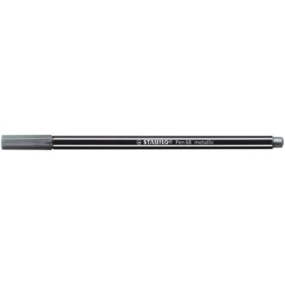 Penna a feltro STABILO Pen 68 Argento Metallizzato - Felt-tip pens Penna a feltro STABILO Pen 68 Argento Metallizzato - Felt-tip pens