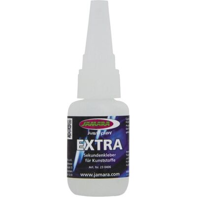 Jamara, Colla, Supercolla Extra per materie plastiche (30 g, 20 ml) Jamara, Colla, Supercolla Extra per materie plastiche (30 g, 20 ml)