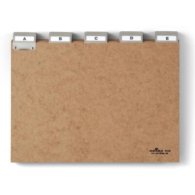 Durable, Porta biglietti da visita, Schede Guida E Registri Guida Di Cartone Pressato 1 PC 424511 (A4) Durable, Porta biglietti da visita, Schede Guida E Registri Guida Di Cartone Pressato 1 PC 424511 (A4)