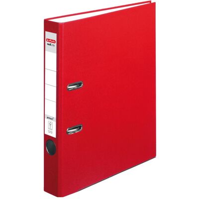 Herlitz, Raccoglitore, Cartellina PP-Color, larghezza dorso: 50 mm, cartellina a fessura in plastica rossa DIN A4, film PP (A4, 50 mm, 1 pz.) Herlitz, Raccoglitore, Cartellina PP-Color, larghezza dorso: 50 mm, cartellina a fessura in plastica rossa DIN A4, film PP (A4, 50 mm, 1 pz.)