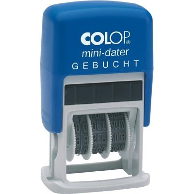 Colop, Timbro, MINI-DATER - con testo Colop, Timbro, MINI-DATER - con testo
