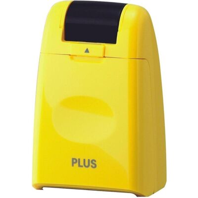 Plus Japan, Timbro, PLUS JAP. Timbro a rullo mimetico giallo Plus Japan, Timbro, PLUS JAP. Timbro a rullo mimetico giallo