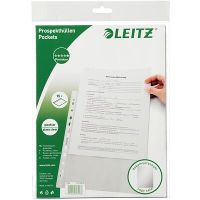 Leitz, Busta portadocumenti, Copertina standard per brochure (A4, 15x) Leitz, Busta portadocumenti, Copertina standard per brochure (A4, 15x)