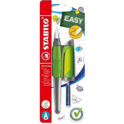 STABILO EASYbuddy Penna Stilografica Lime - Strumento Scolastico STABILO EASYbuddy Penna Stilografica Lime - Strumento Scolastico