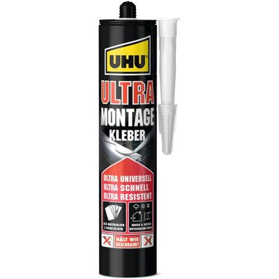 UHU, Colla, Adesivo per montaggio Ultra (490 g) UHU, Colla, Adesivo per montaggio Ultra (490 g)