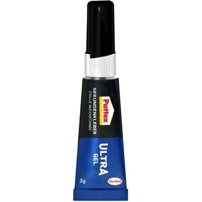 Pattex, Colla, Supercolla Ultra Gel (3 g, 3 ml) Pattex, Colla, Supercolla Ultra Gel (3 g, 3 ml)