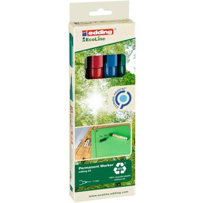 Edding, Evidenziatori, 25 E-4 (4x) Edding, Evidenziatori, 25 E-4 (4x)