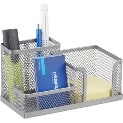 Relaxdays, Accessori per scrivania, Portapenne con porta-foglietti Relaxdays, Accessori per scrivania, Portapenne con porta-foglietti