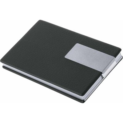 Wedo, Porta biglietti da visita, Scatola per biglietti da visita Good Deal, alluminio/PVC (nero) Combinazione di alluminio e PVC con (Biglietto da visita) Wedo, Porta biglietti da visita, Scatola per biglietti da visita Good Deal, alluminio/PVC (nero) Combinazione di alluminio e PVC con (Biglietto da visita)