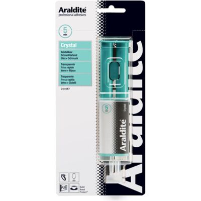 Araldite, Colla, Adesivo di cristallo (75 g, 24 ml) Araldite, Colla, Adesivo di cristallo (75 g, 24 ml)