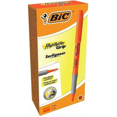 Bic, Evidenziatori, Impugnatura dell'evidenziatore (12x) Bic, Evidenziatori, Impugnatura dell'evidenziatore (12x)