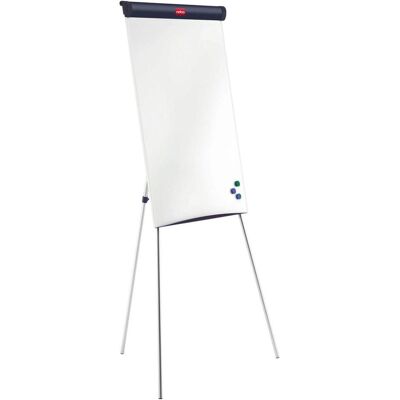 Nobo, Lavagna di presentazione, Classica lavagna a fogli mobili con treppiede (68 x 68 cm) Nobo, Lavagna di presentazione, Classica lavagna a fogli mobili con treppiede (68 x 68 cm)
