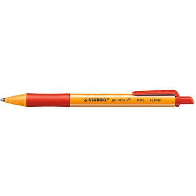 STABILO pointball Rosso Penna a sfera eco-sostenibile - 6 Colori STABILO pointball Rosso Penna a sfera eco-sostenibile - 6 Colori
