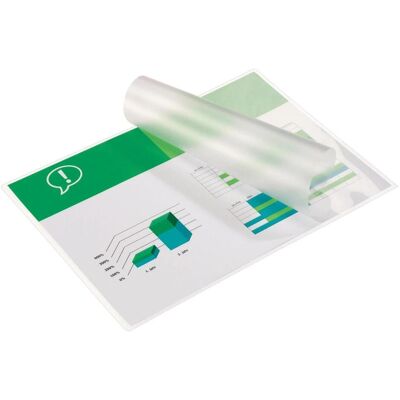 GBC, Pouches di plastificazione, Foglio di laminazione (A4, 100 pz., 125 µm) GBC, Pouches di plastificazione, Foglio di laminazione (A4, 100 pz., 125 µm)