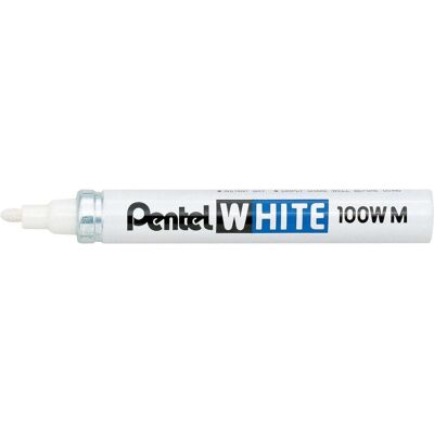 Pentel, Evidenziatori, Bianco - Marcatore permanente (1x) Pentel, Evidenziatori, Bianco - Marcatore permanente (1x)
