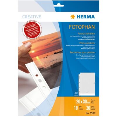 HERMA, Busta portadocumenti, Copertine delle foto (23 x 31 cm, 10x) HERMA, Busta portadocumenti, Copertine delle foto (23 x 31 cm, 10x)