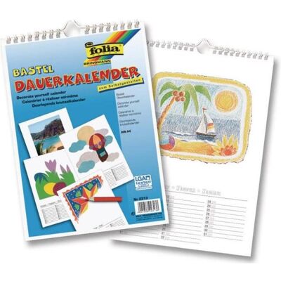 Folia, Calendario, Calendario permanente (A4) Folia, Calendario, Calendario permanente (A4)